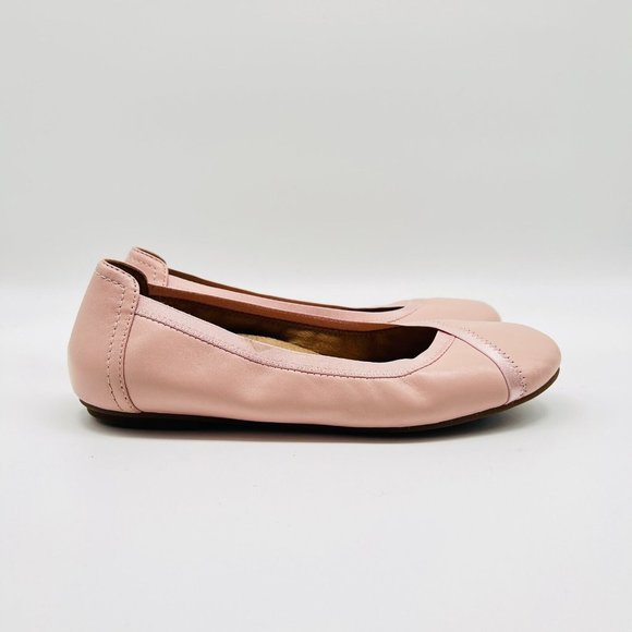 Vionic Shoes - Vionic Ballet Flats Womens 8 Pink Caroll Leather Slip On Comfort Shoes
